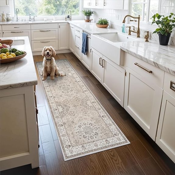 2x6 vintage hallway rug