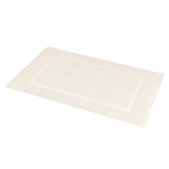 amazon basics cream bath rug