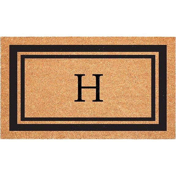 calloway mills monogram h doormat
