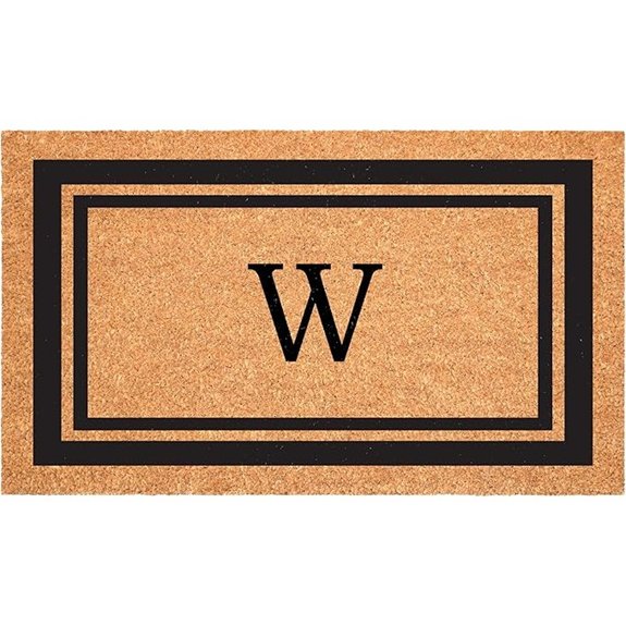 calloway mills monogram w doormat