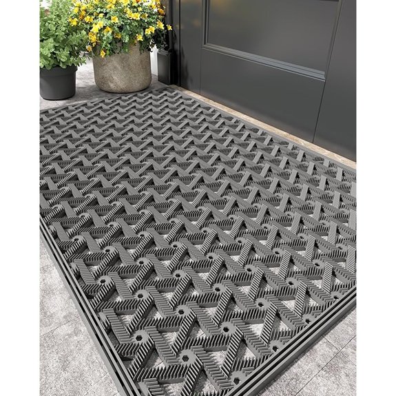 color geometry door mat heavy duty