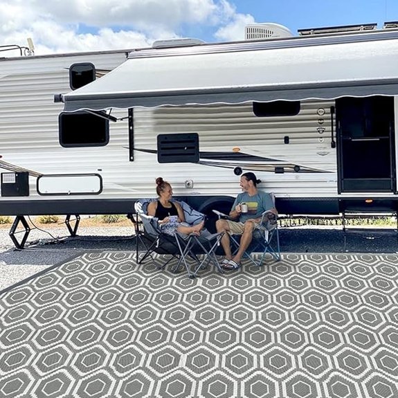fifame 9x18 weatherproof rug
