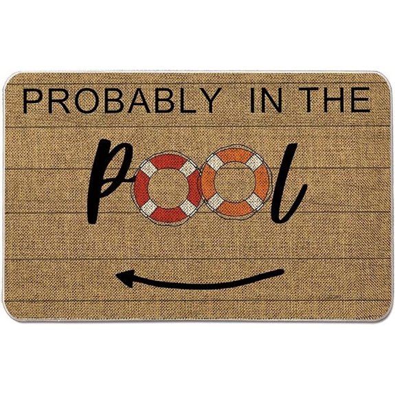 gagec summer pool doormat