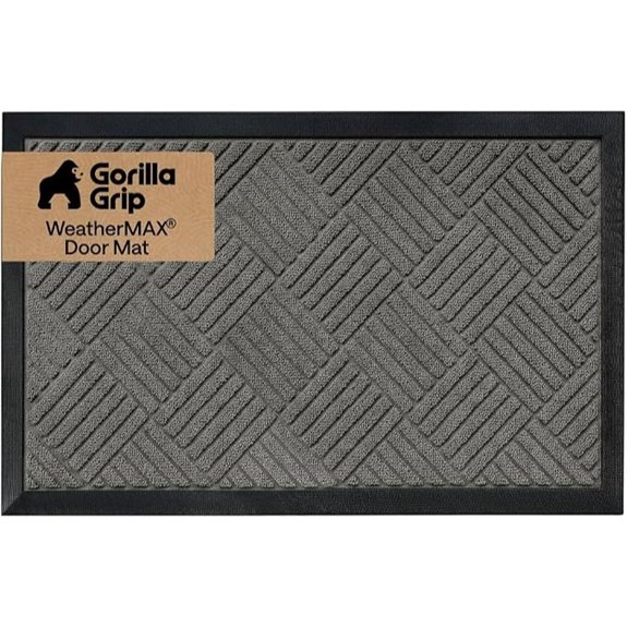 gorilla grip doormat gray