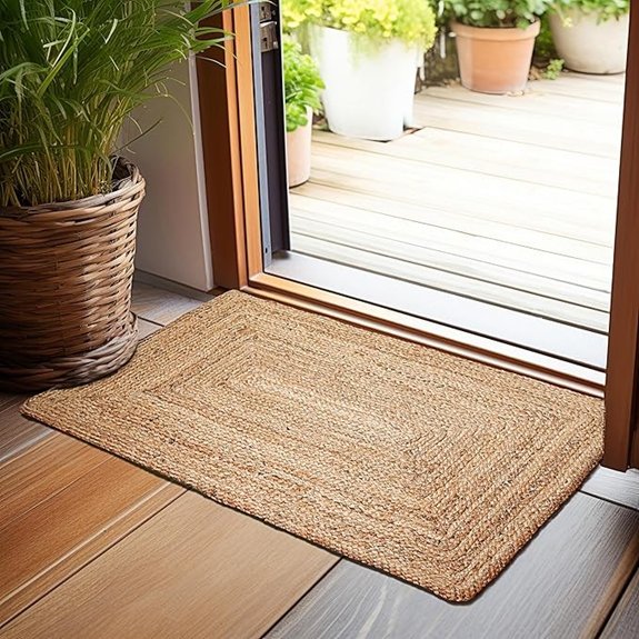hand woven jute rug