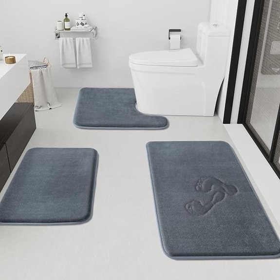 huxmeyson grey rug set