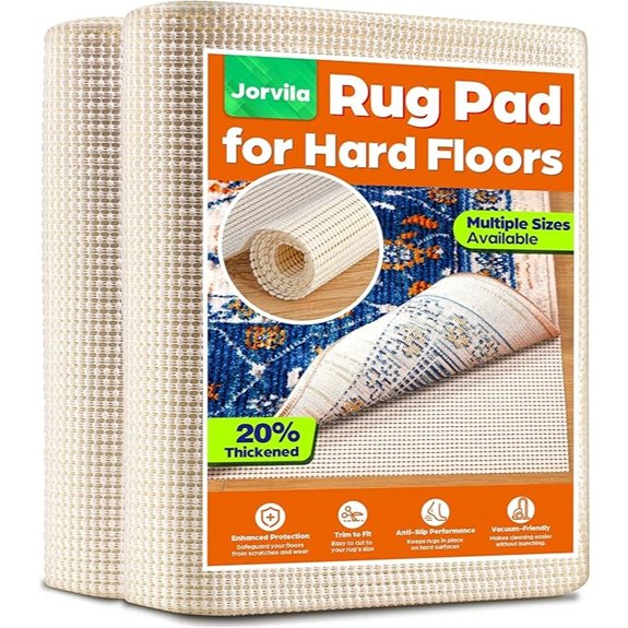 jorvila rug pad 8x10