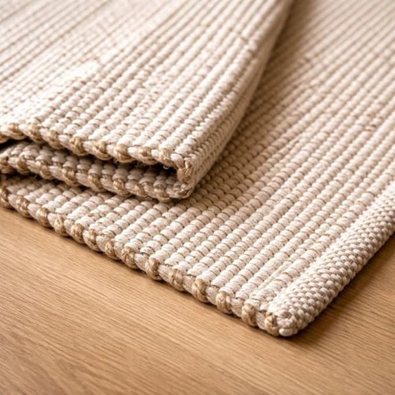 jute cotton handwoven rug