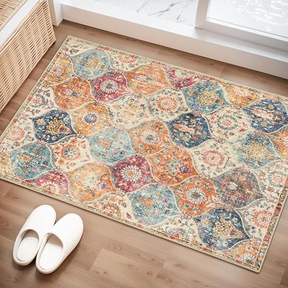 lahome cream moroccan rug