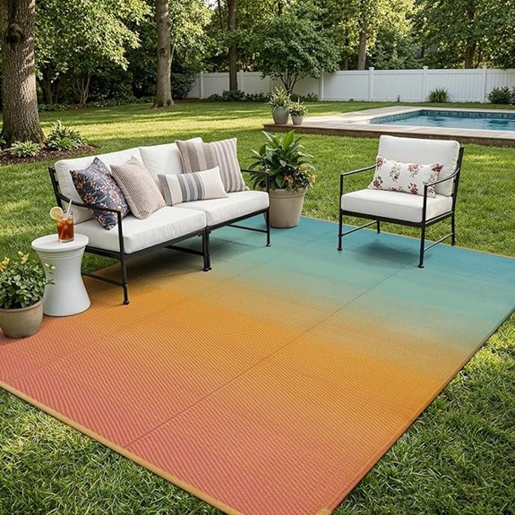 lahome waterproof reversible rug
