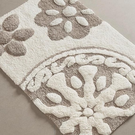 madison park taupe bath mat