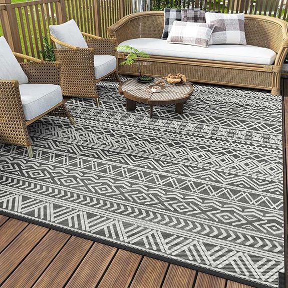 montvoo waterproof reversible rug