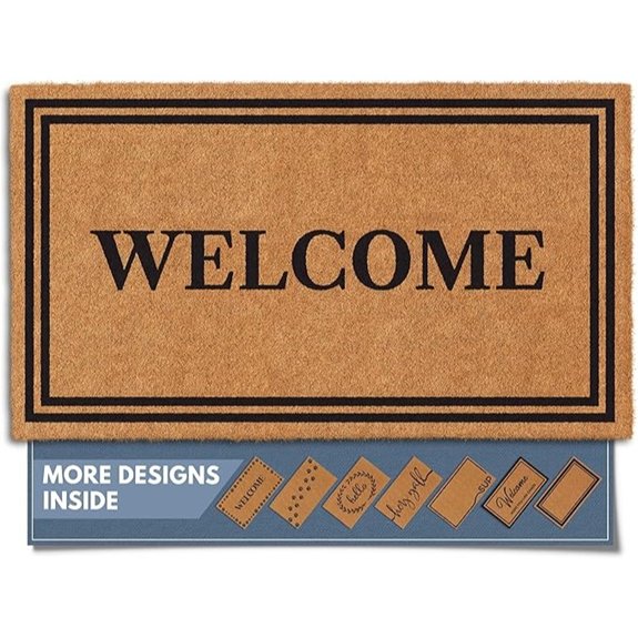 natural coco coir doormat 17x30