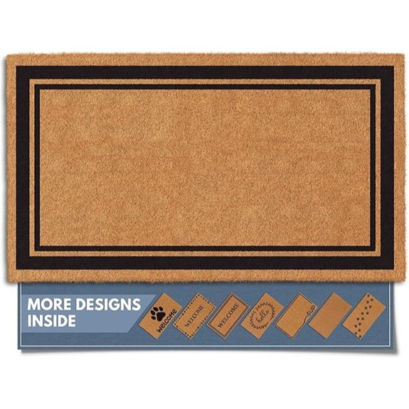 natural coco coir doormat 17x30