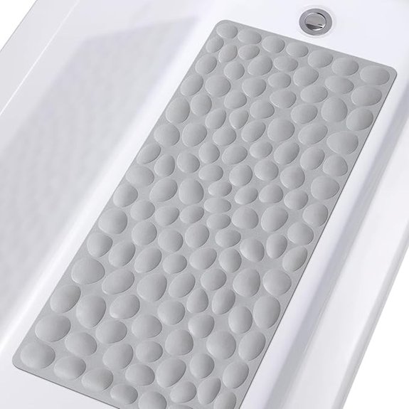 non slip bathtub mat with suction cups