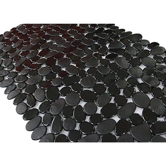 non slip pebble bathtub mat