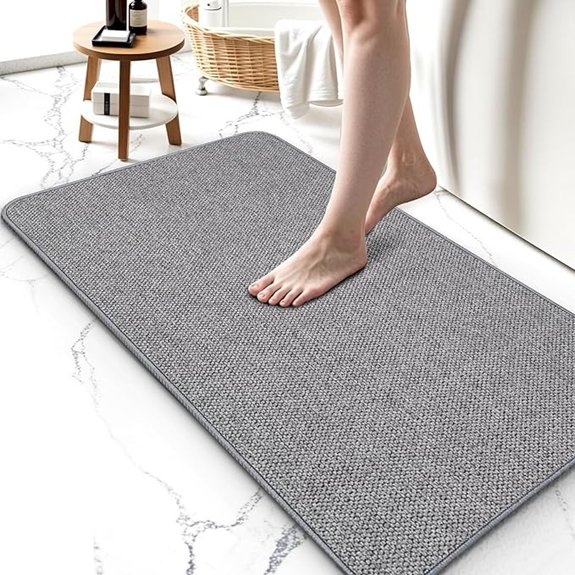 non slip ultra thin bath mat
