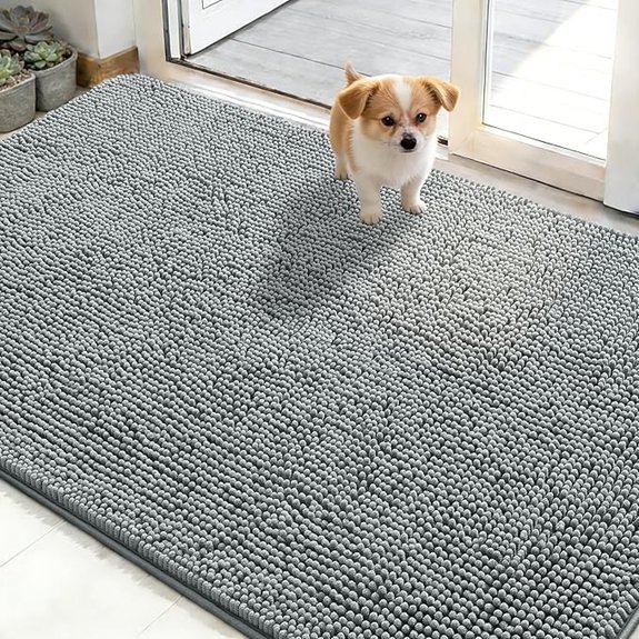 olanly muddy paw door mat