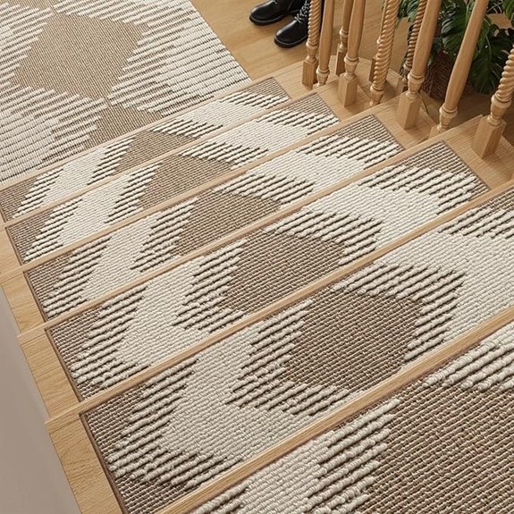 padoor 15pc brown stair treads