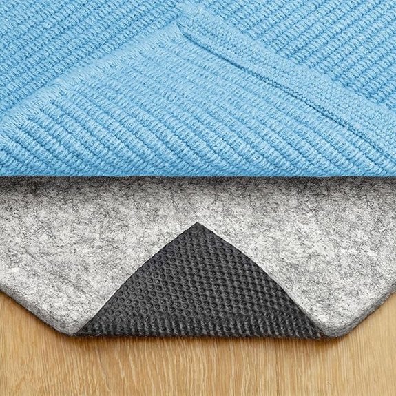rug pad with dual surfaces