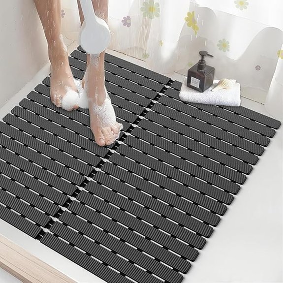 shower mat non slip 24x24