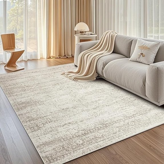 srugn washable vintage rug 5x7