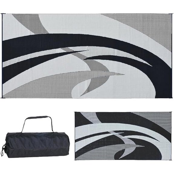 stylish camping reversible mat