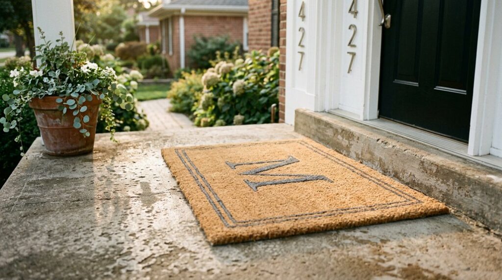 top monogrammed front door mats 2026