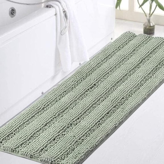turquoise sage green runner rug