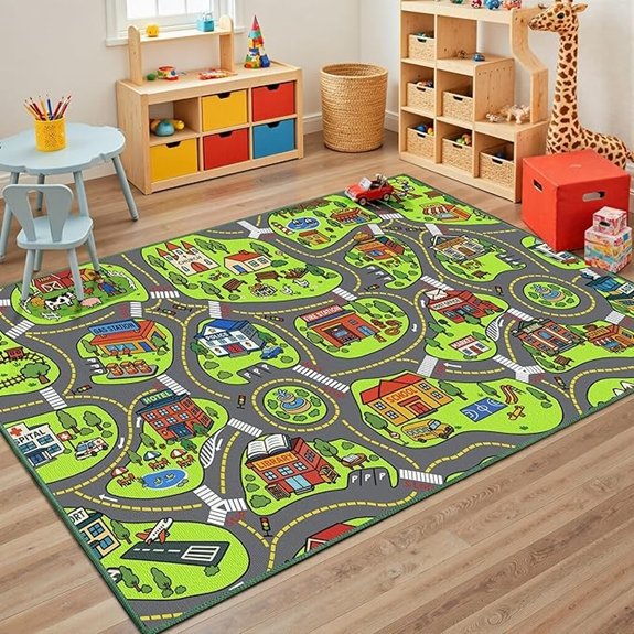 ultra non slip rug kids car