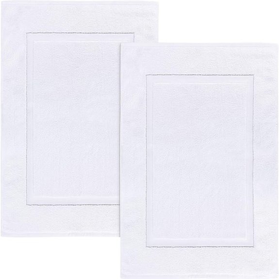 utopia towels white bath mats