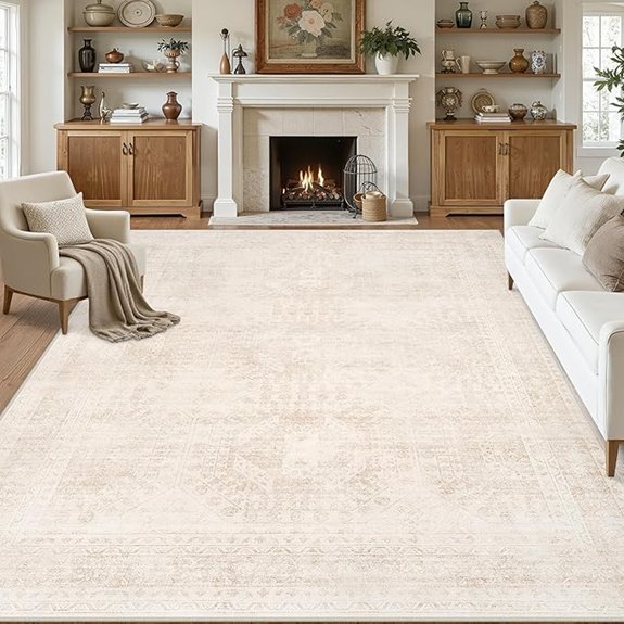 vintage boho washable area rug