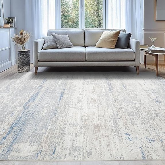 washable 8x10 abstract rug