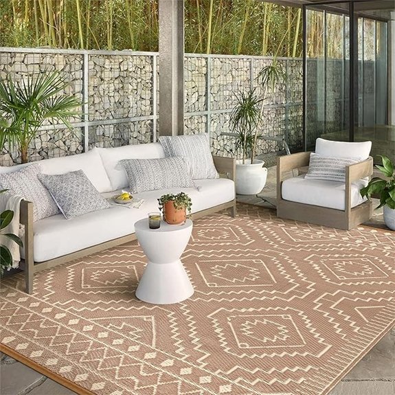 wonnitar 8x10 waterproof rug
